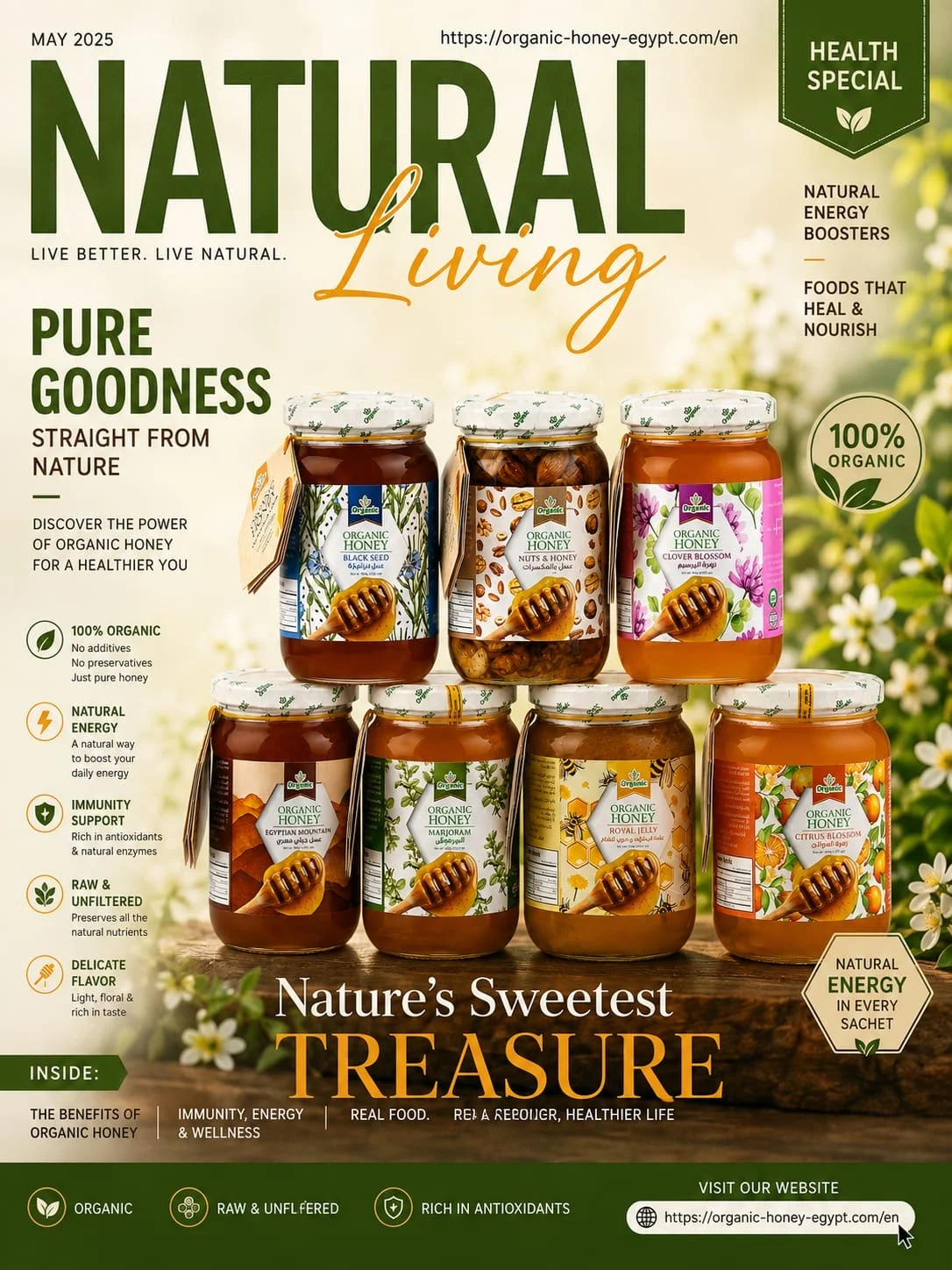 Natural Marjoram Blossom Honey | Organic Honey